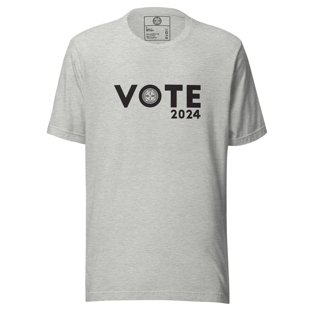 Staple landdistrikterne sko Vote 2024 Unisex T-Shirt – Mindful T-Shirt Co.
